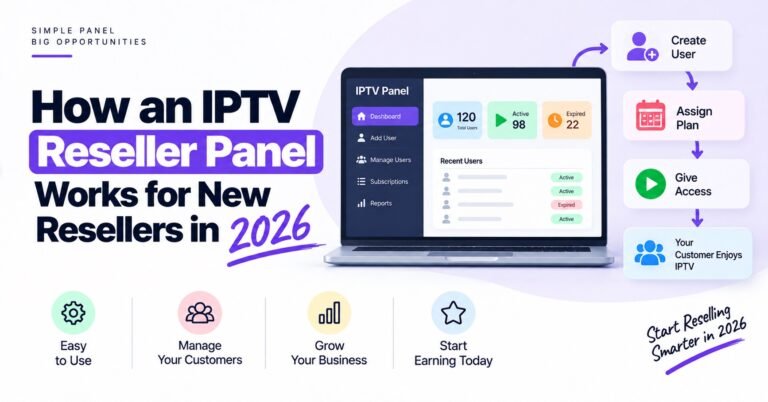 How an IPTV Reseller Panel Works